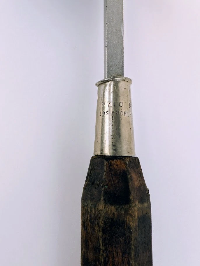 Destornillador de cabeza plana PROTO vintage años 50 con mango de madera, hecho en Los Ángeles Foto 2 de 4