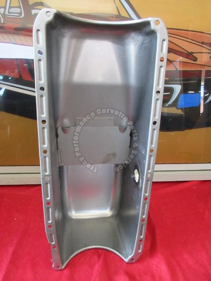 Chevrolet 409 1962-1964 cárter de aceite de acero desnudo Impala Bel Air Biscayne serie W MK 1 Foto 4 de 4