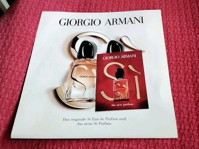 Giorgio Armani Si Duftkarte Liquatouch Parfum Karte Duftprobe, THE New Parfum 