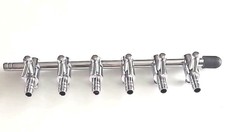 6-Ways Aquarium Air Flow Control Lever Valve Manifold for Air Pumps Fish Tank