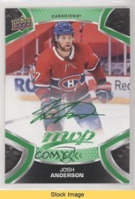 2021-22 Upper Deck MVP Green Script Josh Anderson #140 READ 2fn