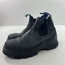 Blundstone 990 Extreme Steel Toe Boots Black Chelsea Boot Pull On Size US 11.5