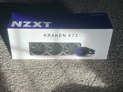 NZXT Kraken X73 360mm AIO Liquid CPU Cooler Black w/ 3 Fans