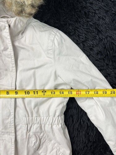 Girls GAP Sherpa Lined Parka Jacket Size Small - Picture 2 of 8