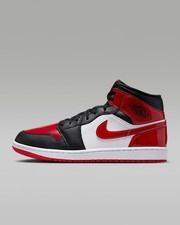 Nike Unisex Air Jordan 1 Mid SE - Black/White/Varsity - HV4091-006 Expeditedship