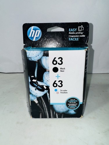 HP 63 Black & HP63 Tricolor Combo partia data ważności sierpień 2018