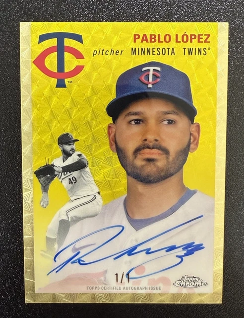 2023 Topps Chrome Platinum Pablo Lopez Superfractor Autograph 1/1 Auto