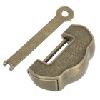 2 Pcs Vorhöngeschloss Vorhängeschloss Mit Schlüssel Vintage Lock