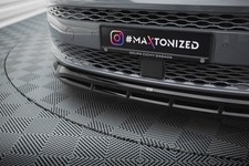 Maxton Design Frontlippe V.1 passend für VW Multivan T7 schwarz Hochglanz