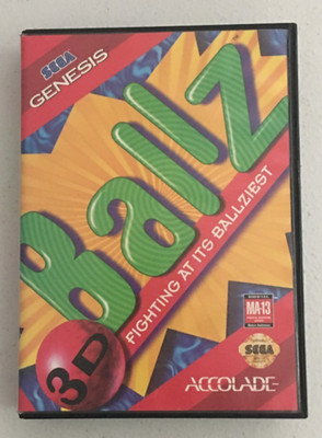 Ballz 3D (Sega Genesis, 1994) NO MANUAL TESTED WORKS
