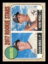 2017 Topps Heritage (Base) #1-400, High #501-700 Singles Stars/RC/HOF (You Pick)