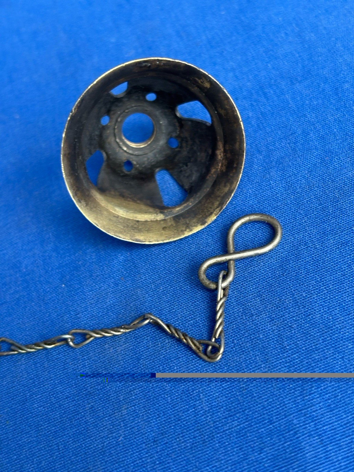 Vintage Primus 71 Brass Camping Stove Parts Vaporizer Wick Burner Bell Sweden