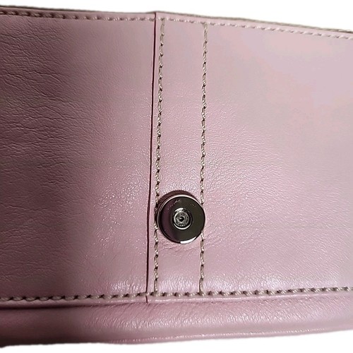 Coach Vtg Pink Y2k Leather Soho Wristles Clutch Purse - Picture 9 of 14