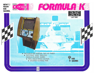 Formula K Kee Games Video Arcade Flyer / Brochure / Ad