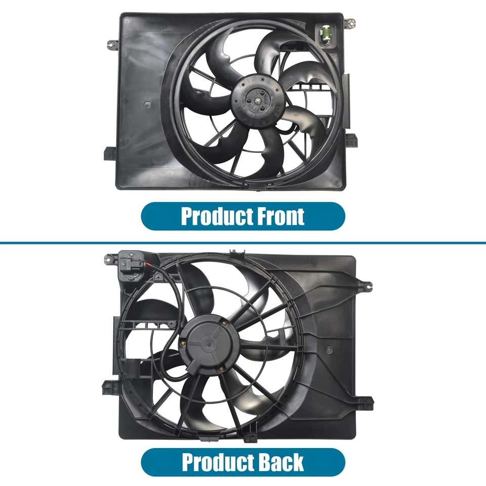 Conjunto de ventilador de refrigeración del radiador para Hyundai Tucson 2016-2020 2,0 L 2,4 L Foto 4 de 4