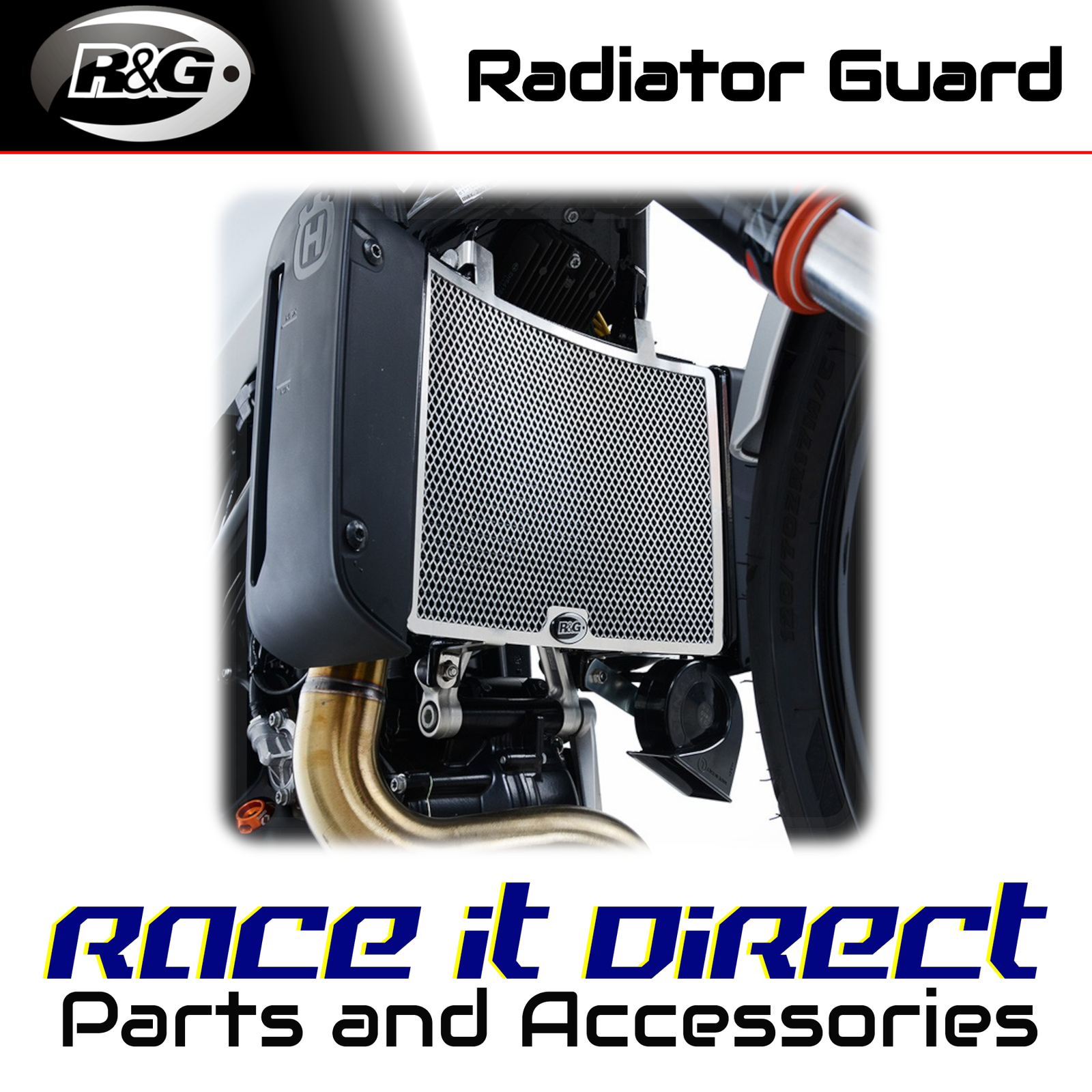 R&G - RAD0237BK - Radiator Guards (Aluminium)