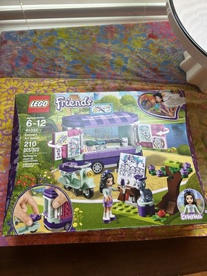 LEGO Friends Emma s Art Stand 41332 210 pcs Emma Complete Set Ages 6-12