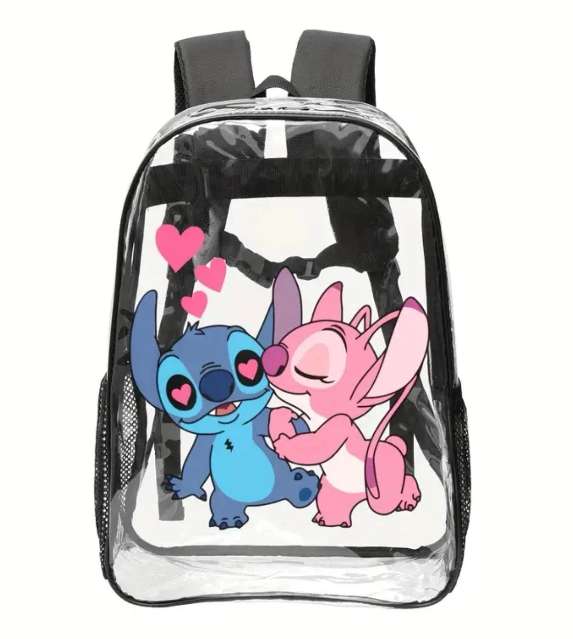Clear Transparent Stitch & Angel Backpack
