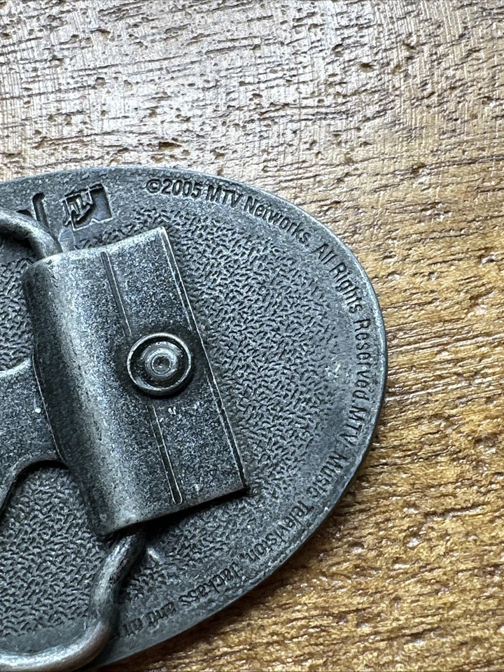 Hebilla de cinturón Jackass Skull & Mutches - Promoción MTV - De colección Knoxville Bam Foto 3 de 4