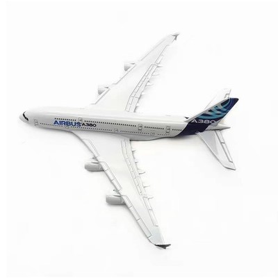 1:400 A380 Prototype Civil Airliner Model Simulation Aircraft n Model w/ Stand