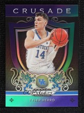 2019 Panini Prizm Draft Picks Crusade Purple & Green 130/199 Tyler Herro #75 7zf