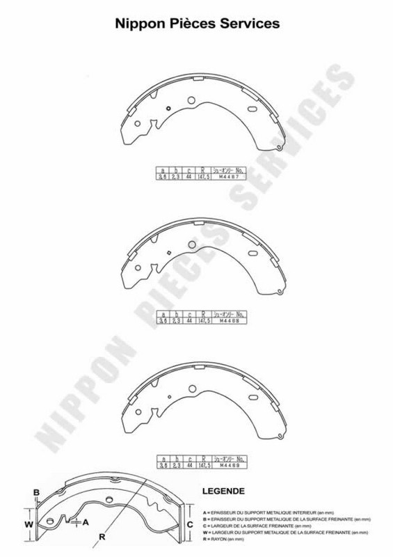 Garnitures de frein I350U06 pour rouler serein en Great Wall sur chemins
