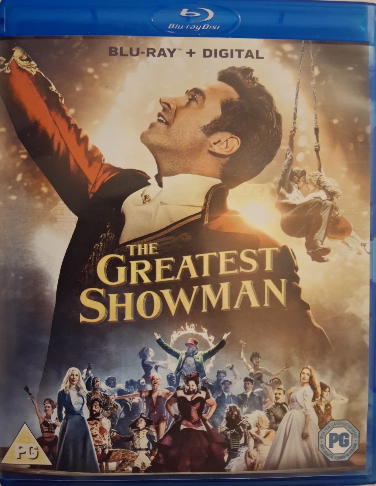 The Greatest Showman Blu Ray 2018 Cert PG Hugh Jackman Like New Condition