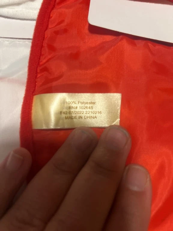 Baberos y paños para eructar blancos para bebés de vacaciones a la venta | eBay Foto 3 de 4