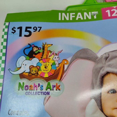 NWT Rubies Noah's Ark Elephant Infant 12-18 Months Plush 2 pc Halloween Costume - Picture 3 of 9
