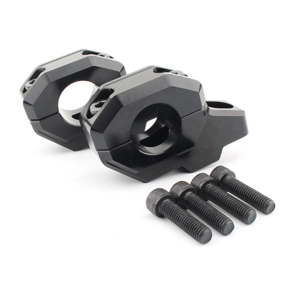 Abrazadera de manillar de montaje en barra elevadora para Kawasaki Z900C Z900RS 2017-2024 negra Foto 4 de 4