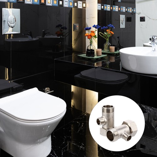 2Pcs Water Separator Diverter Way for Toilet Shower Application - Bild 2 von 12
