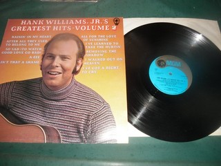 HANK WILLIAMS JR. COMPILATION LP RECORD GREATEST HITS VOLUME 2