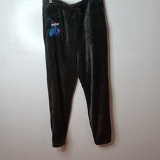 Disney Girls Large Stitch Charcoal Fleece Pants. Athleisure