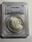 1879 S Morgan Silver $1 Dollar PCGS MS66 Gem BU Blast White