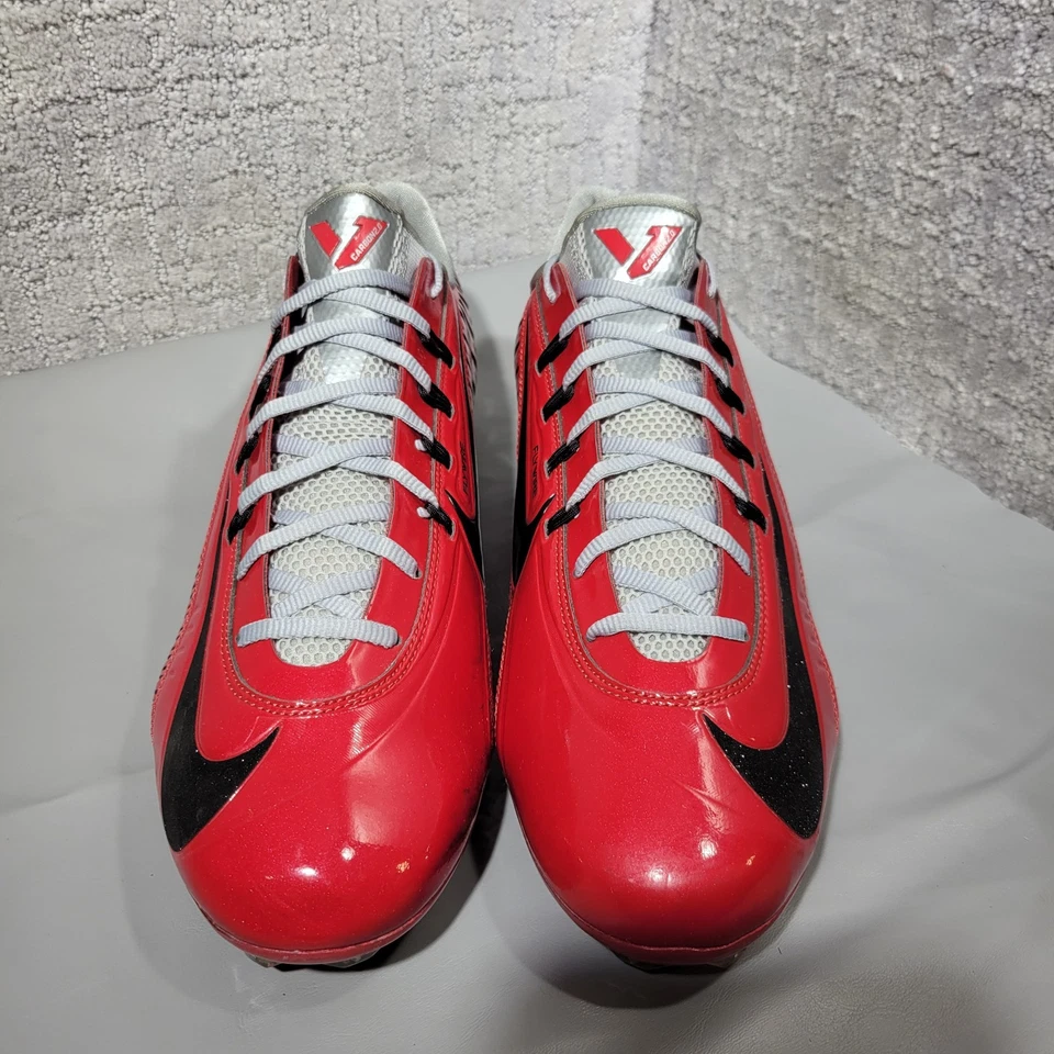Nike Vapor Carbon Elite 2014 TD Ohio State Men's Size 15 Red Black Silver - Image 4 of 4