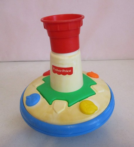 Fisher Price-Brilliant Basics-Baby Baseball Tee-Ball-Bat-1994-6-36mos.-Shown - Picture 5 of 8
