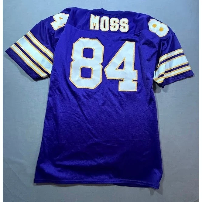 Minnesota Vikings Randy Moss #84 Venus Jersey Men's XL Purple Promo Rare - Image 3 of 4