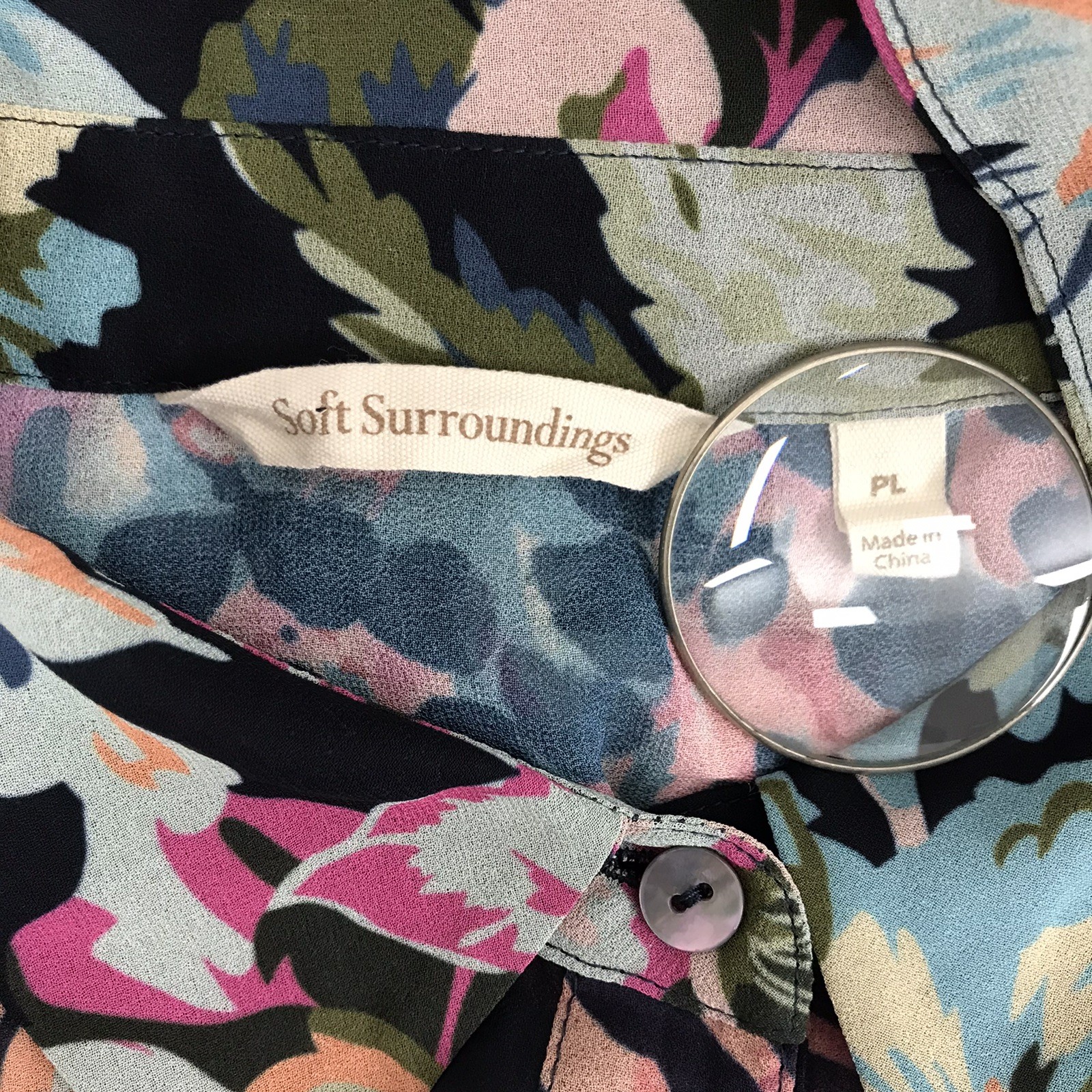 Soft Surroundings Patchwork Maxi Dress Sheer Long… - image 8