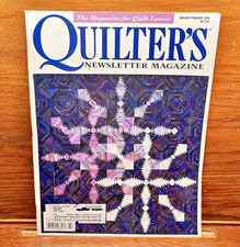 Quilter's Newsletter Magazine Jan/Feb 1998 299 Patterns Techniques