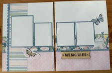 4 Double Page Lovely CTMH Scrapbooking Layouts 8.5X11 - ScrapAttic