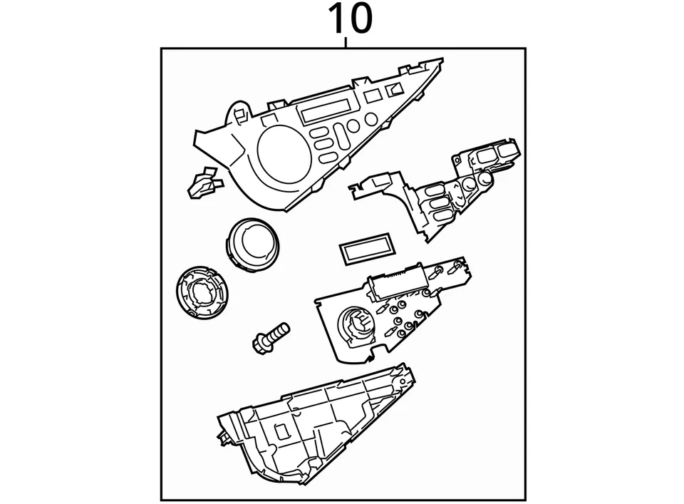 Control de temperatura Prius C VIN B3 7º y 8º dígitos compatible con 12-14 PRIUS 3137570 Foto 4 de 4