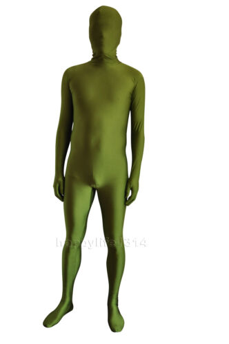 Unisex Adult Spandex Bright 2nd Skin Zentai Costumes Bodysuit Unitard leotard - Picture 13 of 15
