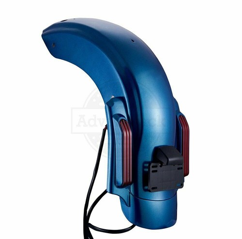 Advanblack Daytona Blue CVO Rear Fender For 14+ Harley Electra Street Road Glide - Foto 3 di 12