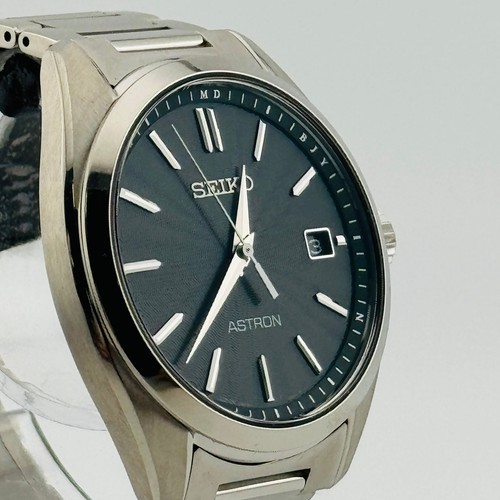 SEIKO ASTRON 7B72-0AD0 SBXY033 Solar Watch Analog Titanium 38.5mm - Picture 3 of 14