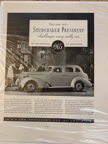 Vintage General Motors GM Classic American Cars Trucks Advertisements - Picture 11 of 11