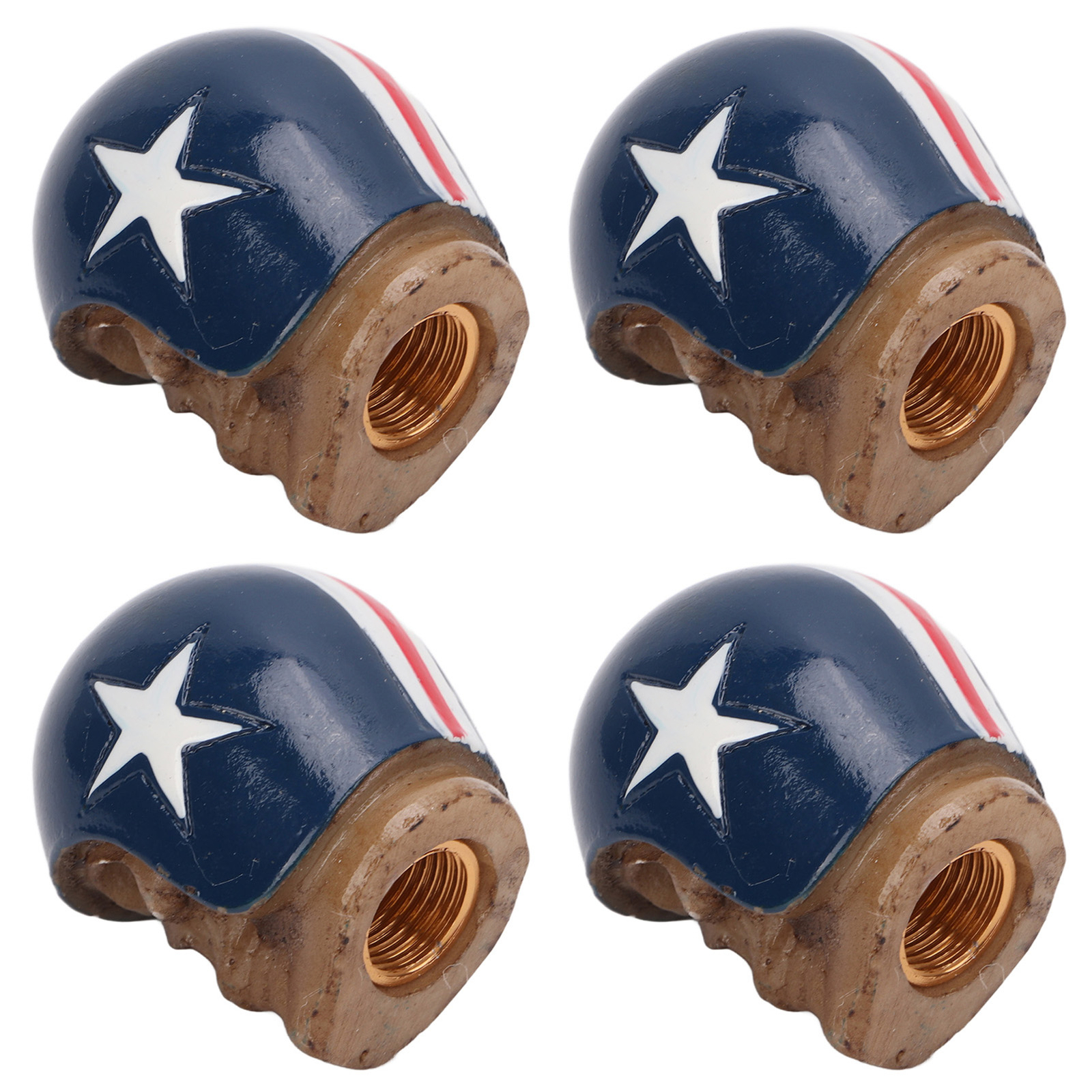 Car Tire Valve Stem Cap Skull Style Universal Wheel Valve Stem Cover