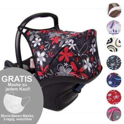 BAMBINIWELT Verdeck Sonnenverdeck UV50 für Maxi Cosi PEBBLE MELIERT BAMBINIWELT Verdeck Sonnenverdeck UV50 für Maxi Cosi PEBBLE MELIERT
