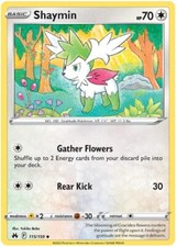 Shaymin Pokemon TCG Card 115/159