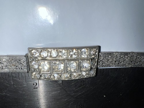 Vintage 1927-28 Schuhband ÜBERSPANNT Strass filigran Stretchpullover Schutz Art Deco - Bild 6 von 20