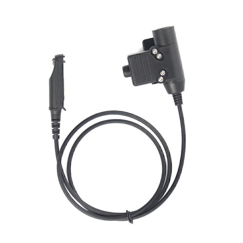 Tactical U94 PTT Cable Plug Radio Headset Adapter for Baofeng UV-9R/UV-9R Plus - Zdjęcie 3 z 7